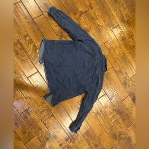 RVCA Men's Dark Navy Button-Down Casual Shirt